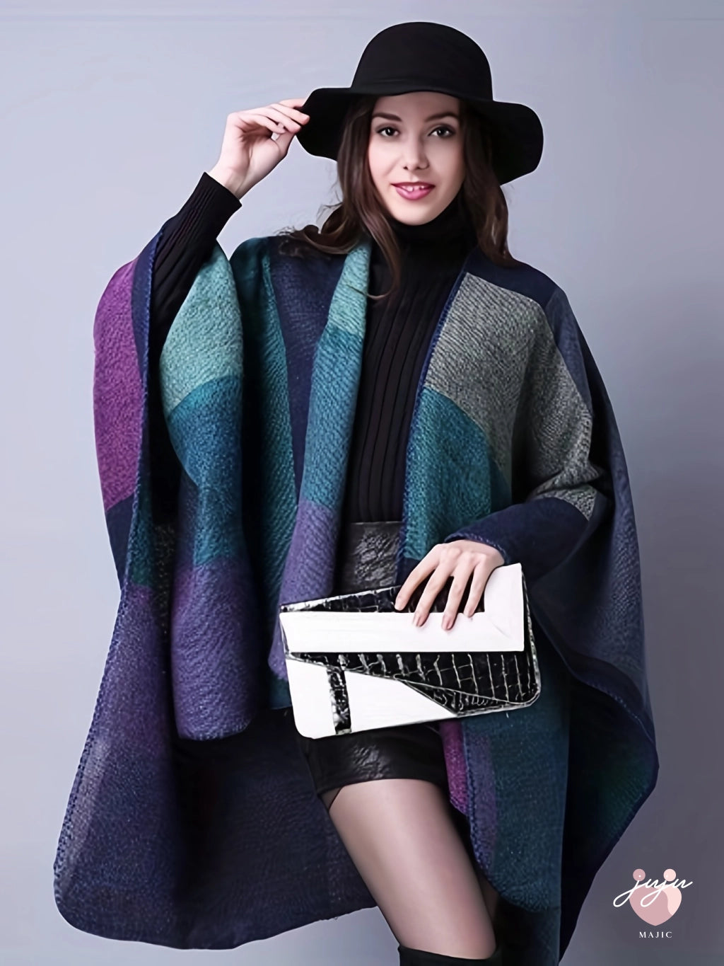 Elevate Your Style with Juju Majic™ - Plus Size Color Block